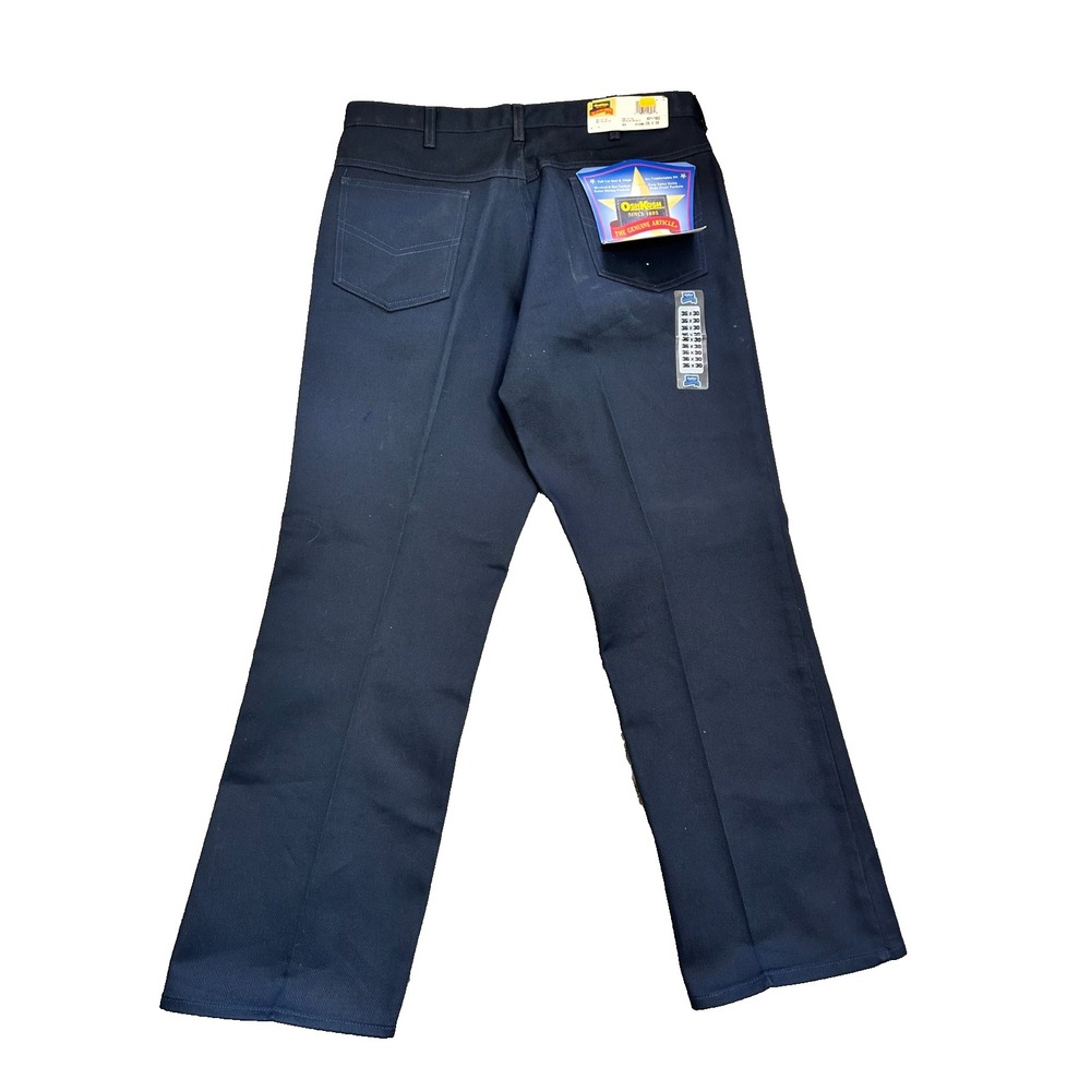 NWT Vintage 80s 90s OshKosh Bgosh Jeans Mens 36x30 Rigid Dark Blue Denim USA